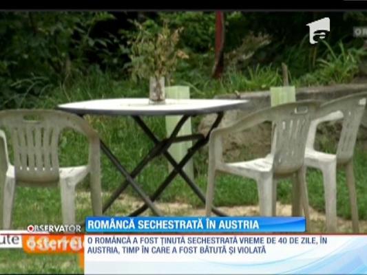 Româncă sechestrată în Austria