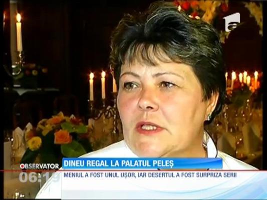 UPDATE! Dineu regal la Palatul Peleş