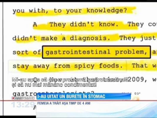 Medici neglijenți! I-au uitat buretele în stomac