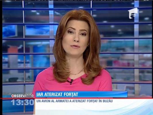 Un avion IAR a aterizat forţat în Buzău