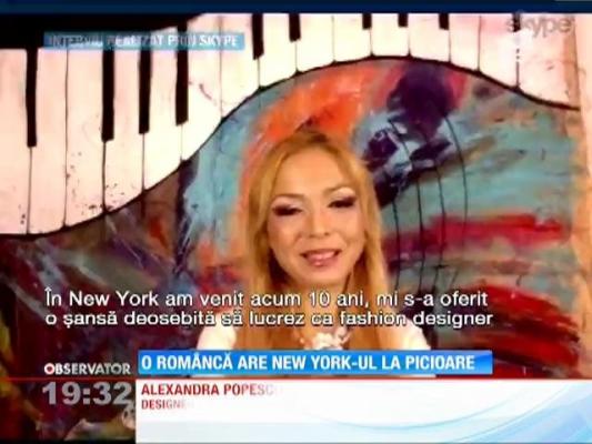 O româncă are New York-ul la picioare