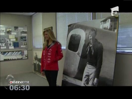 Nu e glumă! Amelia Earhart e gata să urce în avion