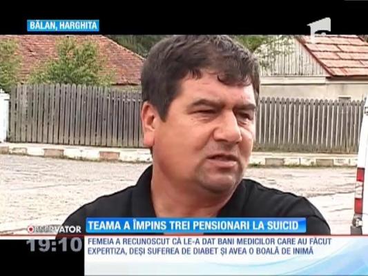 Teama de închisoare a împins trei pensionari la suicid