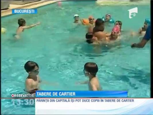 Părinţii din Capitală îşi pot duce copiii în tabere de cartier