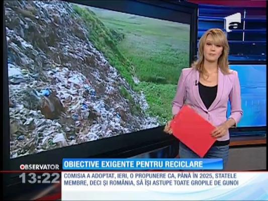 Oficialii de la Bruxelles sunt hotărâţi să stimuleze reciclarea deşeurilor