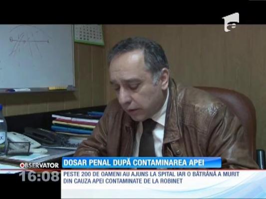 Dosar penal în cazul bătrânei care a murit după ce a băut apă contaminată cu fecale