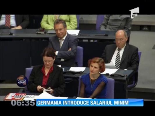 Nemții au aprobat primul salariu minim din istorie