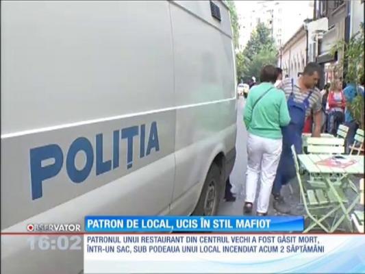 Patron de local din Centrul Vechi al Capitalei, ucis în stil mafiot