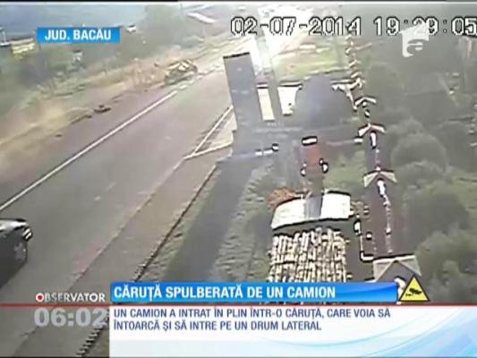 Trei victime într-un accident cu o căruță!