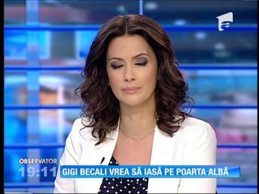 Gigi Becali vrea să iasă pe Poarta Albă