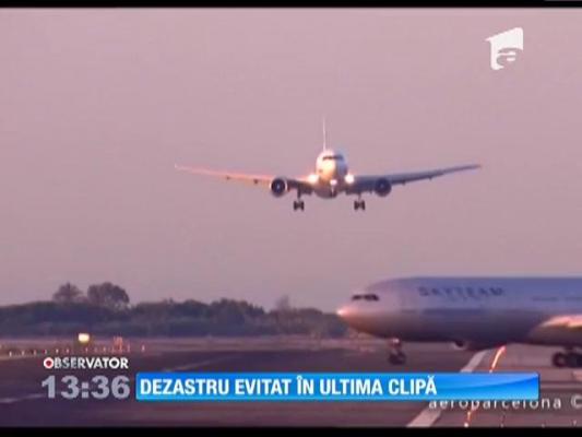 IMAGINI ŞOCANTE!  Dezastru aviatic, evitat în ultima clipă