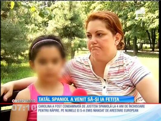 Tatăl spaniol a venit să-şi ia fetiţa