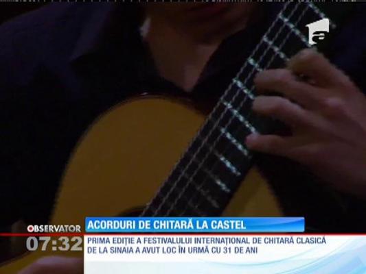 Acorduri de chitară la castel!