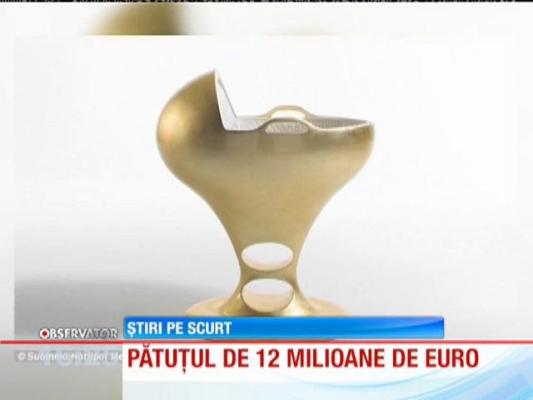 Aşa îţi ţii copilul în... AUR! Pătuţ de 12 milioane de euro