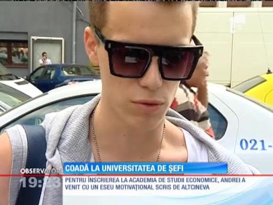 În premieră, ADMITEREA la ASE se face şi pe bază de eseu motivaţional