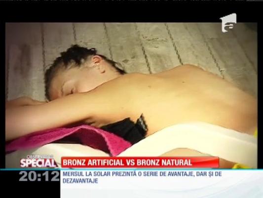 Special! Bronz artificial vs. bronz natural