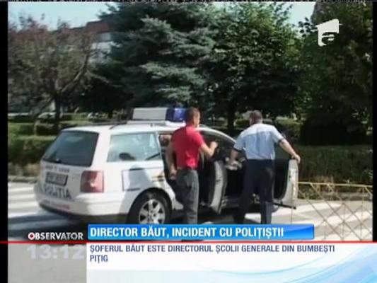 Director băut, incident cu poliţişti