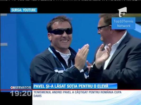 Andrei Pavel și-a părăsit familia. Fostul tenismen se iubește cu Tamira Paszek
