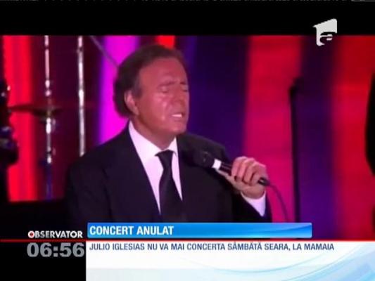 Julio Iglesias nu mai vine la Mamaia!