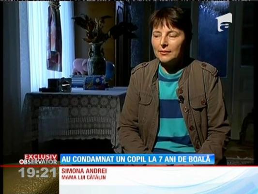 Au condamnat un copil la şapte ani de boală