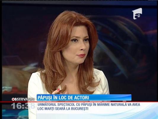 Păpuşi în loc de actori