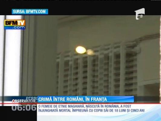 Crimă între români, în Franța