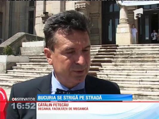 Bucuria se strigă pe stradă