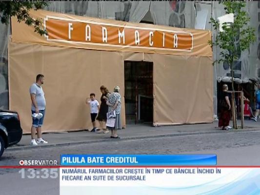 Farmaciile au înlocuit băncile