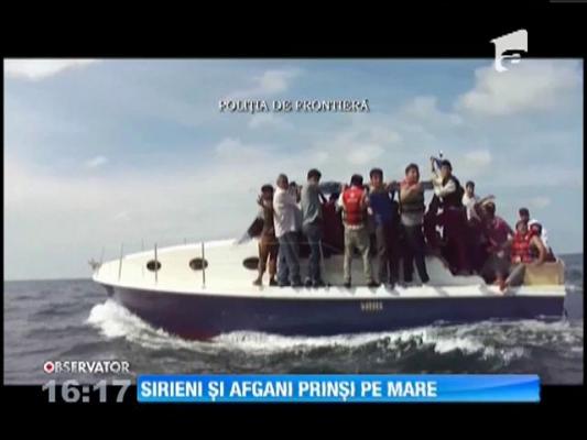 Sirieni şi afgani prinşi de poliţiştii de frontieră constănţeni