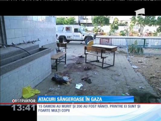 Atacuri sângeroase în Fâşia Gaza