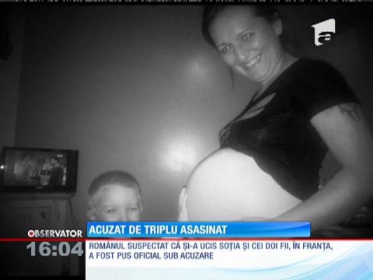 Românul suspectat de triplu asasinat în Franța, pus oficial sub acuzare