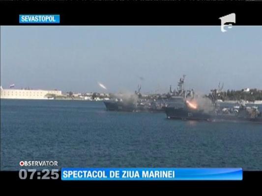 Spectacol de Ziua Marinei rusești și ucrainiene