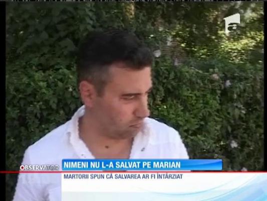 Cauza morţii lui Marian rămâne un mister