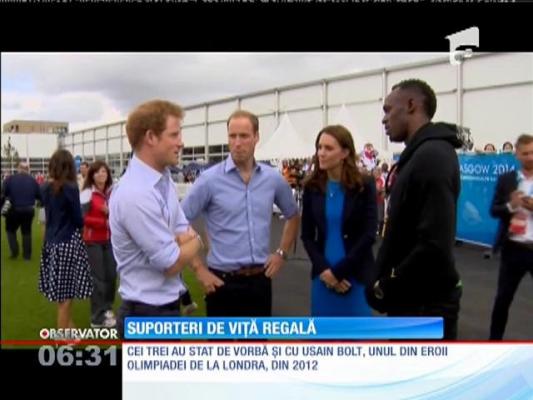 William și Harry au participat la Jocurile Commonwealth-ului