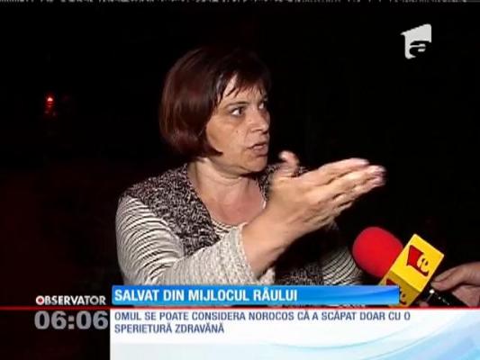 Salvat în ultima clipă de la înec