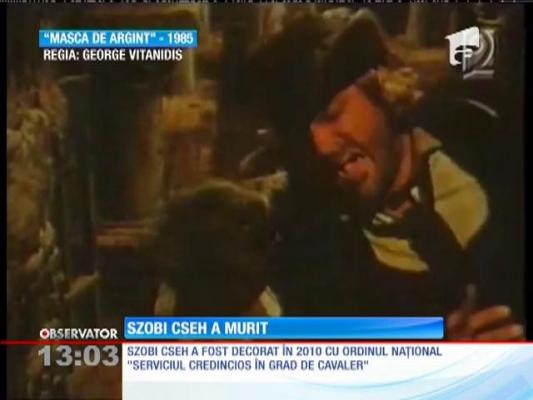 Dramă în lumea filmului! A murit SZOBI CSEH!