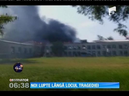 Noi lupte lângă locul tragediei aviatice din Ucraina