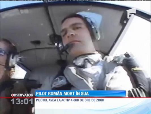 Pilot român mort în Statele Unite ale Americii