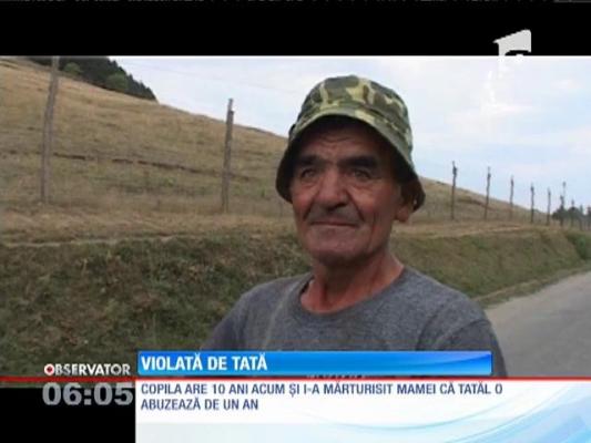 O copilă de 10 ani a fost violată de tată