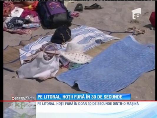 Hoţii de pe plajă fură în 30 de secunde