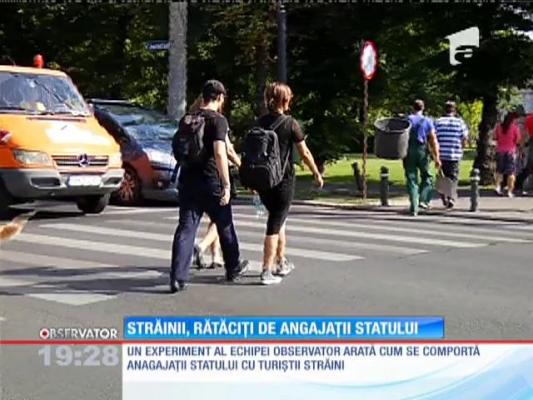 Străinii, rătăciți de angajații statului