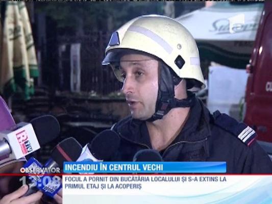 Incendiu în Centrul Vechi