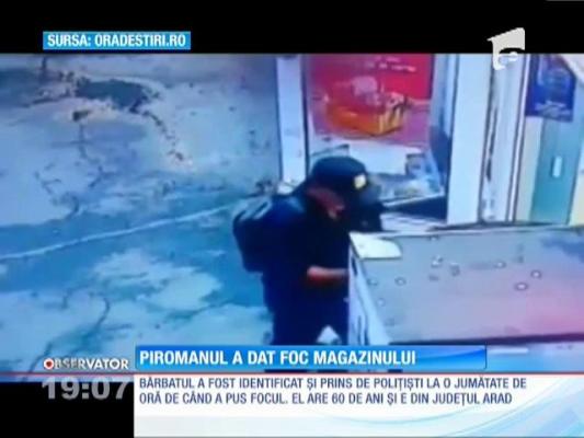 Timişoara: Magazin incendiat de un cerșetor