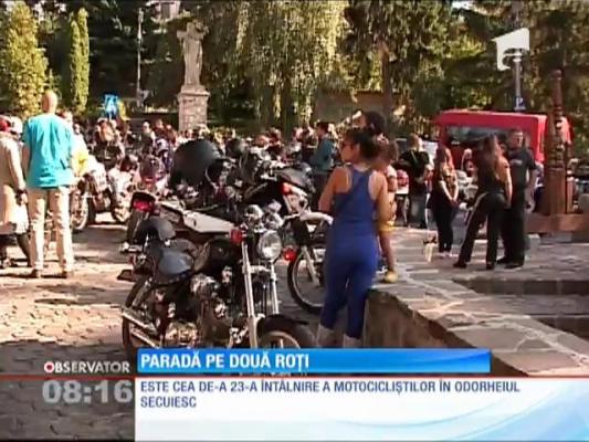 Paradă pe două roți în Odorheiul Secuiesc