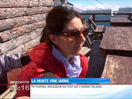 Temperaturi de iarnă pe platoul Bucegi