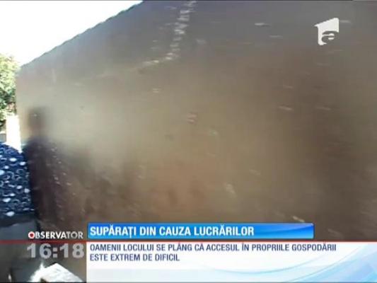 Supărați din cauza lucrărilor