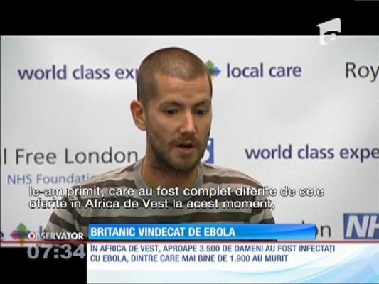 PREMIERĂ! Un britanic a fost vindecat de Ebola