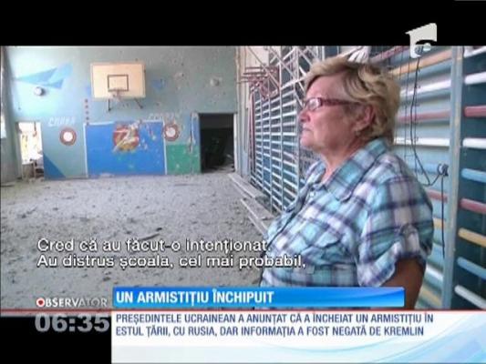 Armistițiu închipuit între Ucraina și Rusia