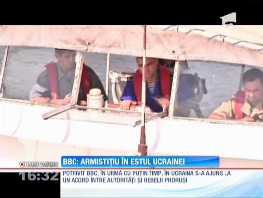 Armistiţiu in estul Ucrainei