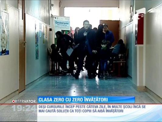 Clasa zero cu zero învățători